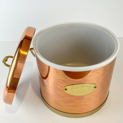 Dela Cuisine Copper and Brass Ice Bucket