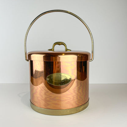 Dela Cuisine Copper and Brass Ice Bucket