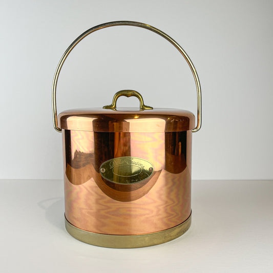 Dela Cuisine Copper and Brass Ice Bucket