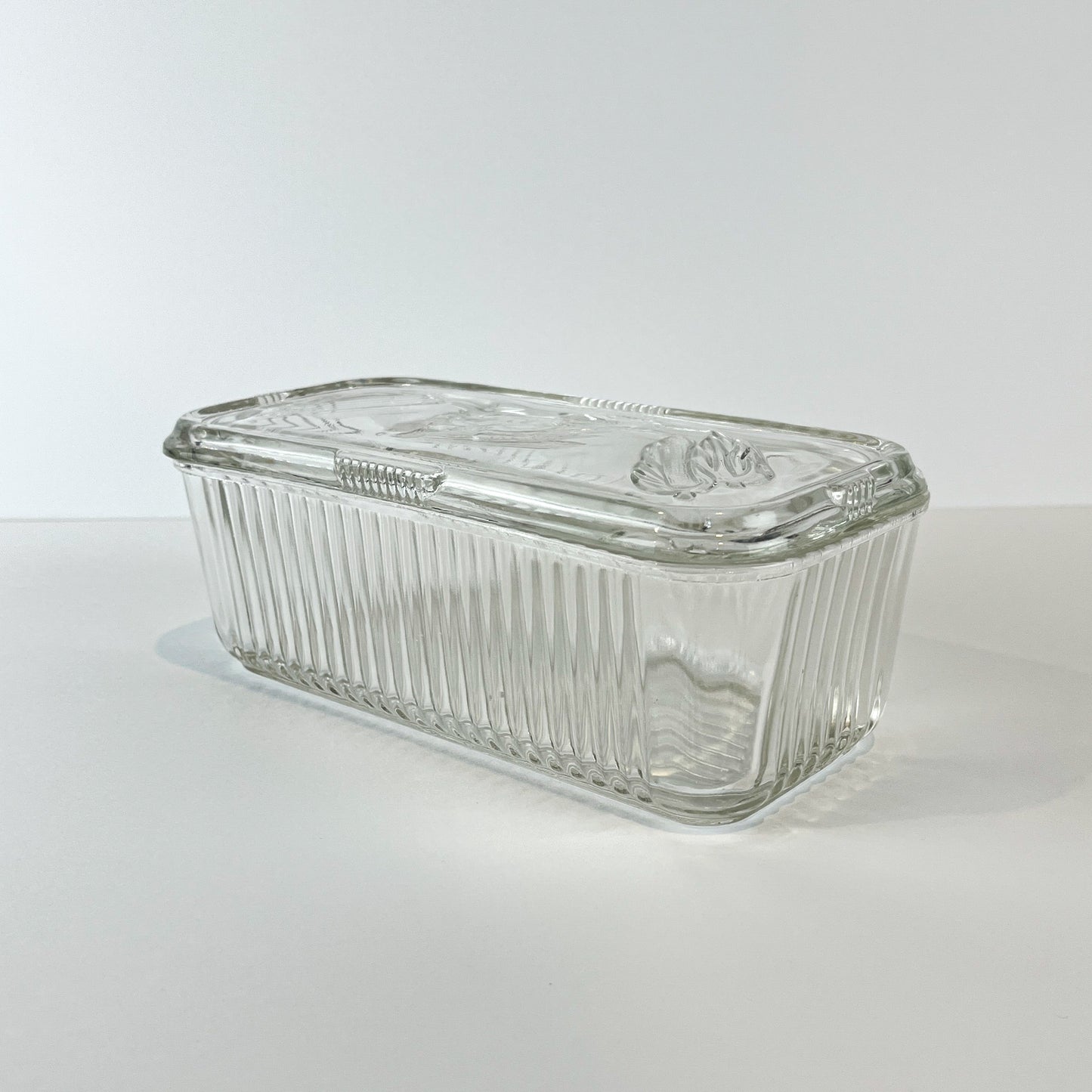 Federal Glass Refrigerator Box with Lid