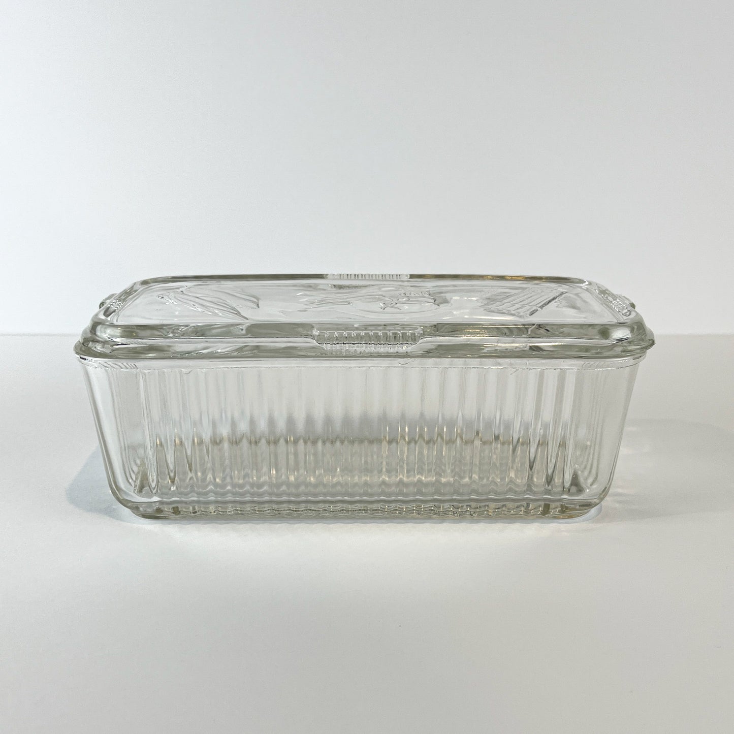 Federal Glass Refrigerator Box with Lid