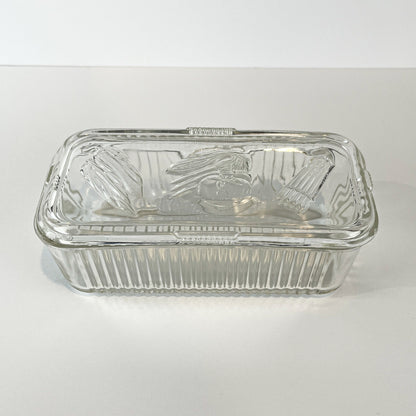 Federal Glass Refrigerator Box with Lid