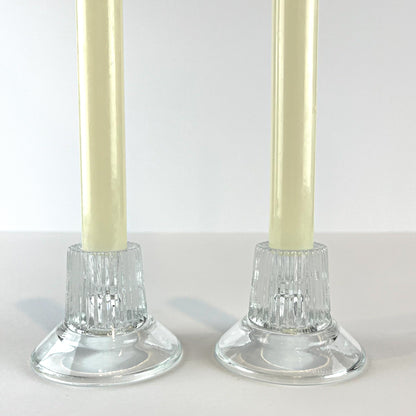 Crystal Candlestick Holder Set