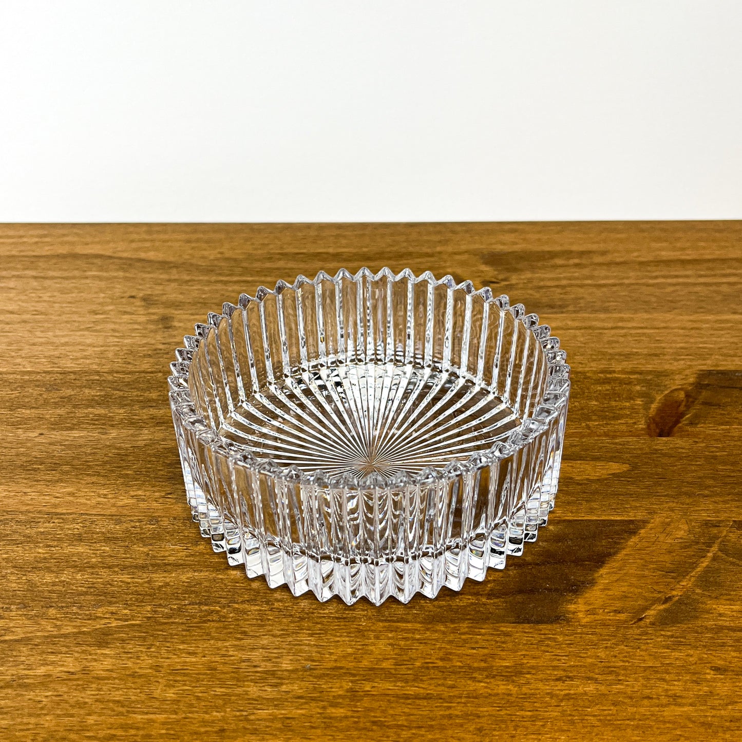 Mikasa Diamond Fire Cut Crystal Small Fruit/Dessert/Trinket Bowl