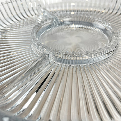 Mikasa Diamond Fire Cut Crystal Divided Relish Tray