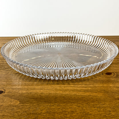 Mikasa Diamond Fire Cut Crystal Serving Platter