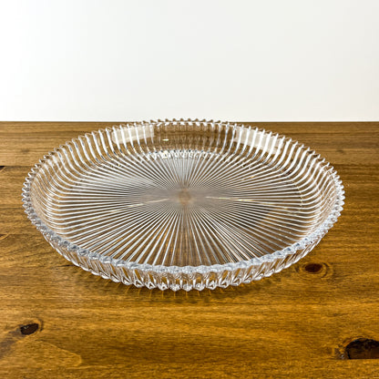 Mikasa Diamond Fire Cut Crystal Serving Platter