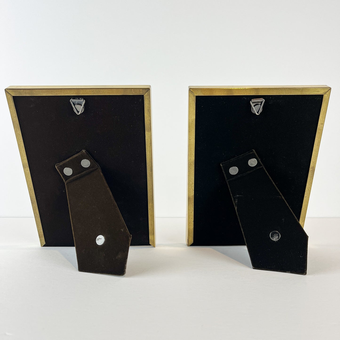 Solid Brass Frames - Set of 2 - 3.75 x 5.75