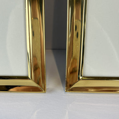 Solid Brass Frames - Set of 2 - 3.75 x 5.75