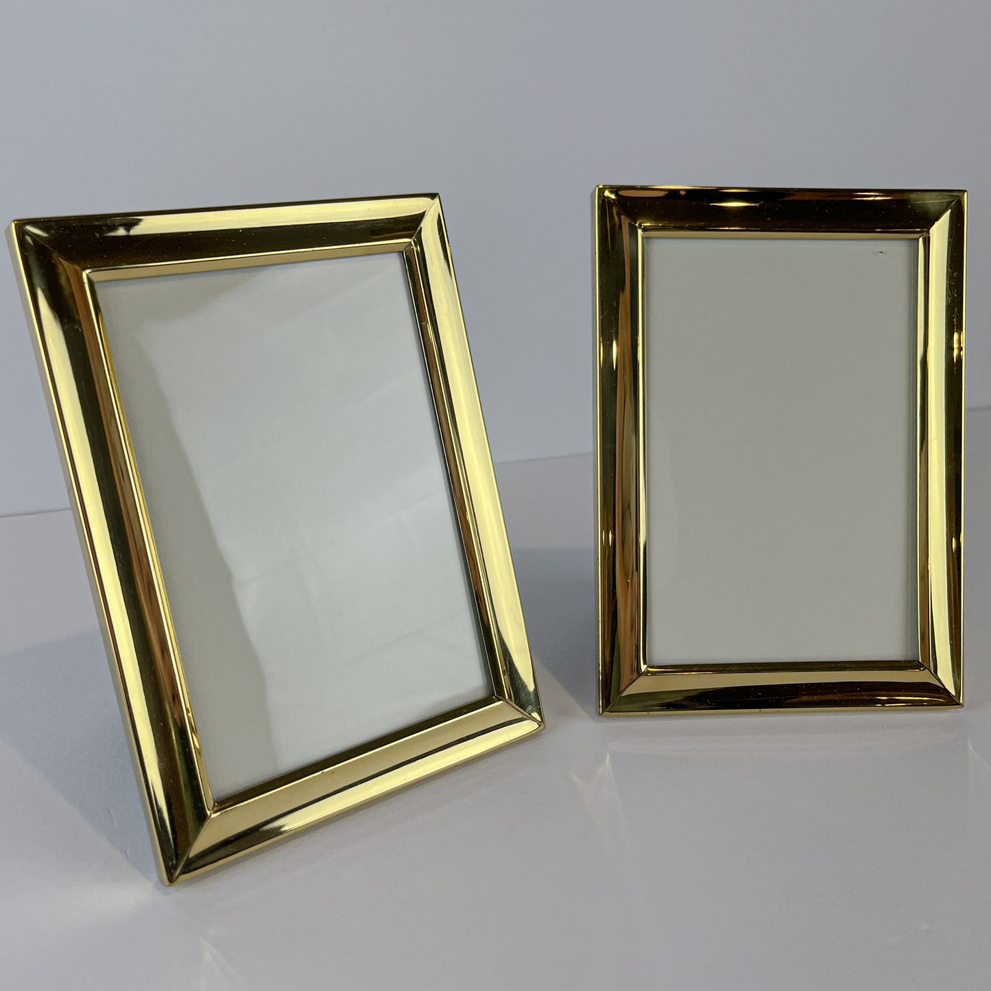 Solid Brass Frames - Set of 2 - 3.75 x 5.75